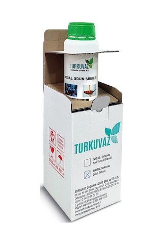 500 ML Turkuvaz Doğal Odun Sirkesi (Zararlılara Organik Çözüm)