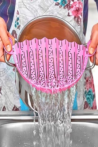 Periboia Tencere Kapağı Organizeri - 6 Bölmeli Tencere Kapak Rafı Çok Renkli