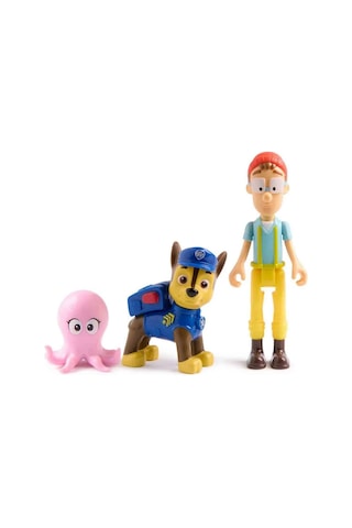 Paw Patrol 3 Lü Figür Seti Chase Ve Cap'n Turbot
