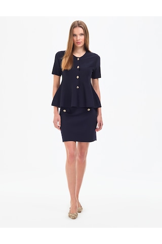 Pierre Cardin Kadın Lacivert Etek Triko 50324210-vr033