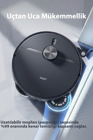Jonr X1 Max 20.000pa Robot Süpürge Ve Paspas Siyah