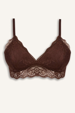 Defacto Dantelli Kaplı Pedli Balensiz Bralet D7843ax26spbn318 Kahve-bn318