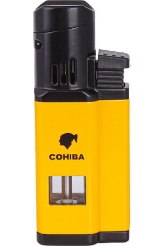 Cohiba Ccm0436s 3 Jet Torch Puro Çakmağı Sarı