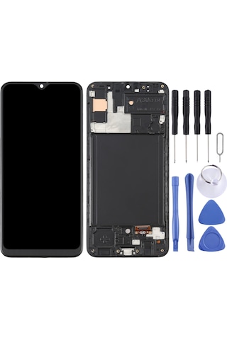 Samsung Galaxy SM-A307 Uyumlu A30S LCD Full Çıtalı Ekran