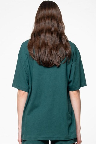 Soon To Be Announced Essentials Oversize Unisex T-shirt Unisex Pamuklu Oversize Tişört Yeşil