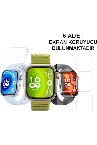 Huawei Fit 4 Pro Kırılmaz Cam 6 Adet Şeffaf Ekran Koruyucu Çizilmez, Ultra Ince