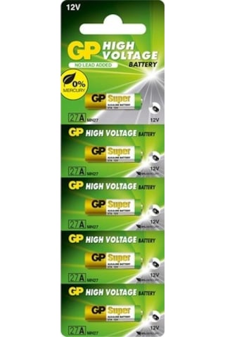 GP Super 27AF MN27 12V Alkalin Pil 5'li