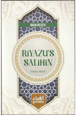 Riyazus Salihin Türkçe Metin Karton Kapak Her Evde Bulunması...
