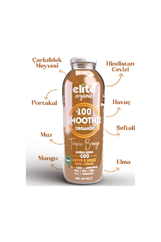 Elite Organik Smoothie Tropic Breeze 414 Ml