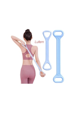 Dirençli Egzersiz Lastiği Kol Omuz Sırt Bel Karın Bacak Kalça Yoga Plates Kas Gelişimi Esnek Ev Spor Çok Renkli