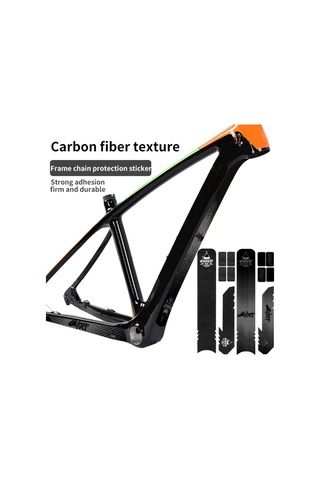 Şerit-bisiklet Zinciri Etiket Ultralight Kalabalıklık Önleme Anti-çizik Entegre Kalıplama Zincir Koruyucu Bisiklet Zinciri Koruyucusu Siyah