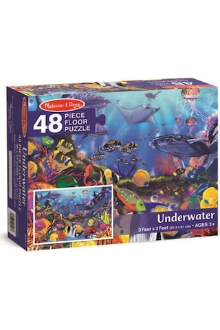 Melissa And Doug Dev Yer Yapbozudeniz Altı (48 Parça)