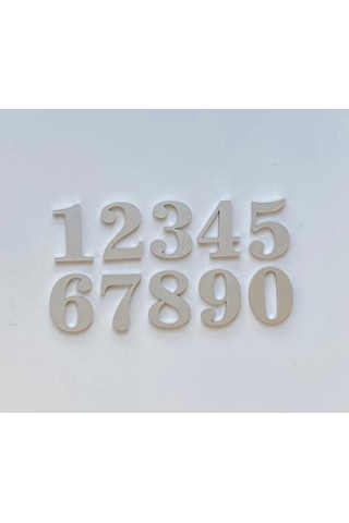 5 Cm Metalik Gri Yapışkanlı No 1,1,2,3,4,5,6,7,8,9,0 5 Cm Metalik Gri Yapışkanlı No 1,1,2,3,4,5,6,7,8,9,0