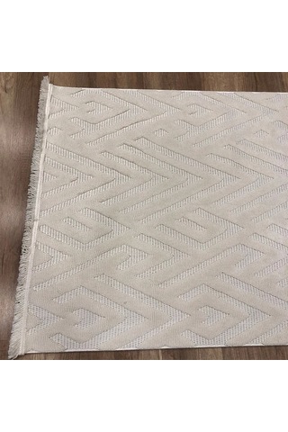 Hoom Rugs Mind 1118 Krem Modern İskandinav Kaymaz Taban Halı Krem