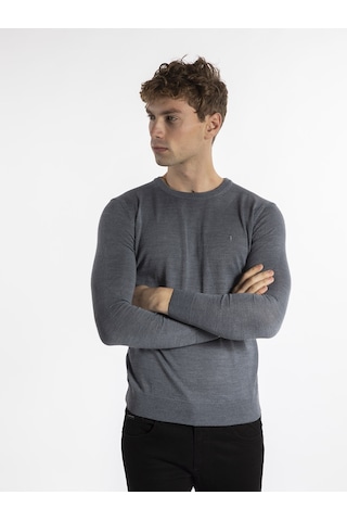 Trussardi Trussardı Erkek Kazak TRRD003627 Gri
