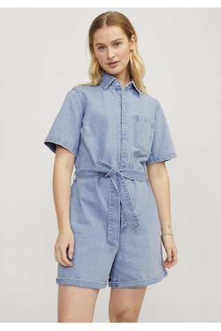 Jack & Jones Kadın Belden Bağlamalı Denim Tulum - Isla 12254008 Light Blue Denim Açık Mavi