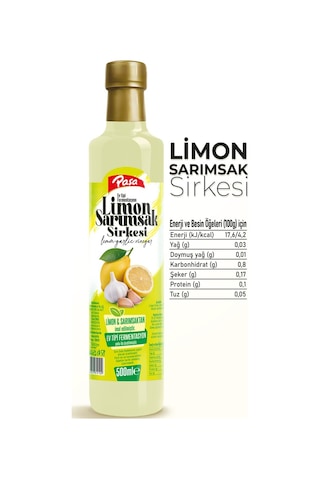 Limon Sarımsak Sirkesi 500 Ml