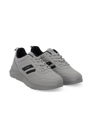 Slazenger IDEAL I Büyük Beden Erkek  Gri / Lacivert Koşu & Yürüyüş Spor Ayakkabısı