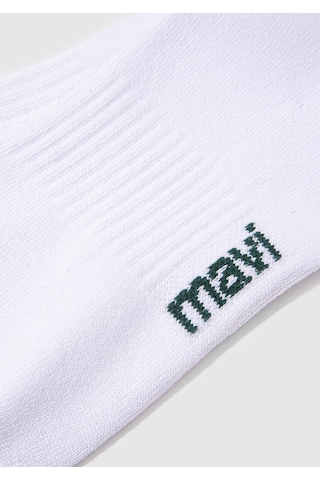 Mavi - Beyaz Soket Çorap 0911160-620 Beyaz