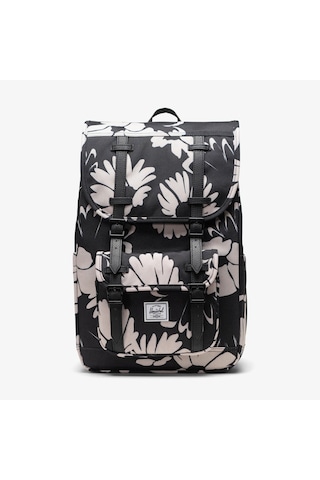 Herschel Little America Mid Flowers Unisex Siyah Sırt Çantası 11391 Siyah