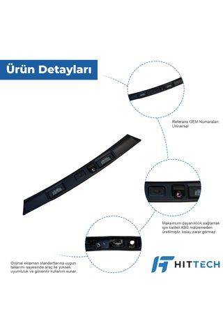 Land Rover ve Jaguar Uyumlu Çıtalı LED Bagaj Açma Düğmesi Butonu Switch OEM LR020189