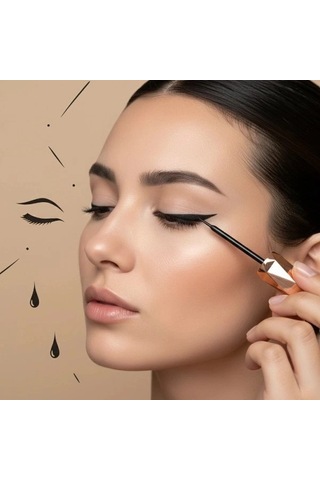 Özel Üretim Siyah Makyaj Göz Kozmetik Likit Eyeliner Diğer