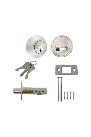 Yaozixa Stainless Steel Odalar Kilidi, Bakır Kilitleme Çekirdeği, 30-45mm Uygun, Dayanıklı, Kol Seti, Kol Ayaklı Kilit, Kolay Kurulum, Anahtarlı