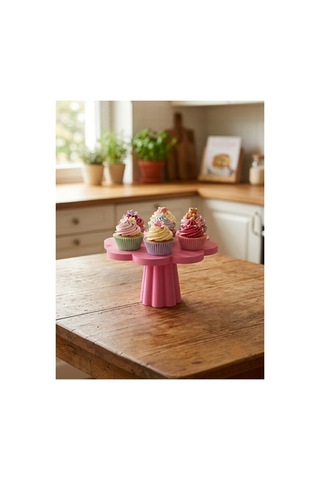Ayaklı Stans Pembe Cupcake
