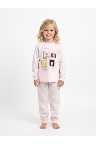 Kız Çocuk Pijama Takım St09547 Pembe