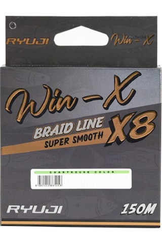 Ryuji Win-x 8b Chartreuse 150m İp Misina 0,06mm 0.06mm