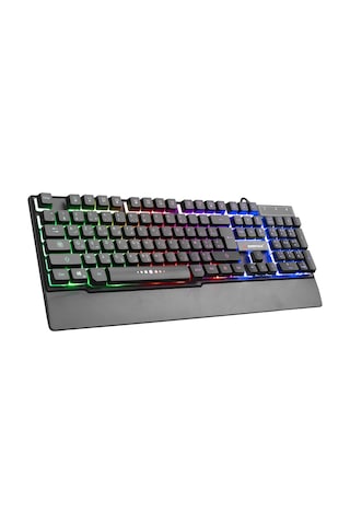 Rampage KB-R66 Bubble USB Gökkuşağı Aydınlatmalı Multimedia Oyuncu Klavye