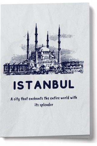 The Enchanting City Of Istanbul Mini Defter Çok Renkli