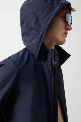Bogner Jacob Blouson Erkek Mont, Çıkarılabilir Kapüşonlu Lacivert