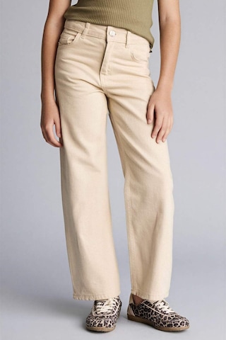 Defacto 90s Wıde Leg Gabardin Pantolon Kız Çocuk G0603a826sper41 Ekru-er41