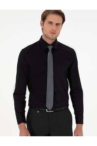 Pierre Cardin Erkek Siyah Gömlek Basic 50286106-vr046 Siyah