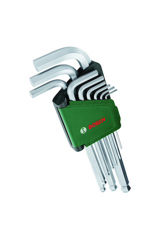 Bosch Top Başlı Uzun Alyan Anahtar Takımı 9 Parça - 1600A02BX9