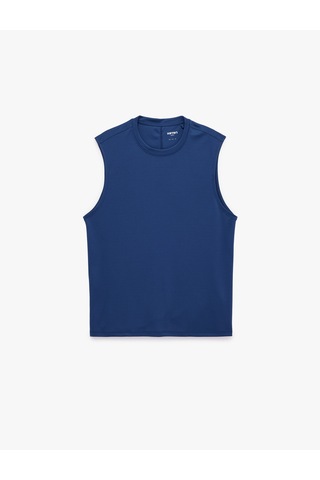 Koton Rahat Kalıp Kolsuz Bisiklet Yaka Basic Spor Atlet Lacivert 6sam30018nk
