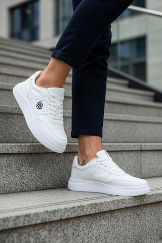 Daxtors D07003 Günlük Ortopedik Erkek Sneaker Spor Ayakkabı Beyaz