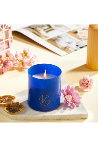 Selka Home İlirya Pathculi Lavander Kokulu Organik Cam Mum 480 Gr