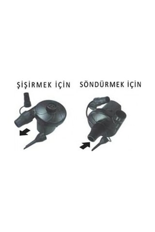 Elektrikli Çift Fonksiyonlu 3 Başlıklı Şişirme Pompası