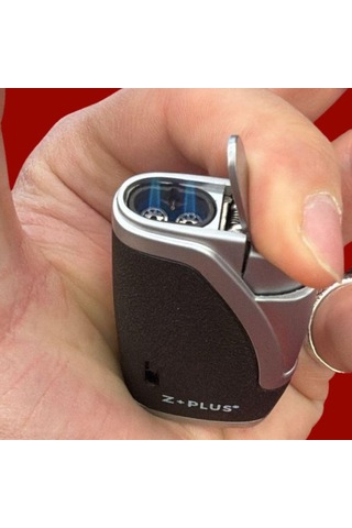 Z-plus Çift Torch Pürmüz İnci Krom Puro Çakmağı
