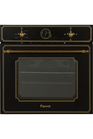 Ferre Rustik 4004 - S R640 CE - RST 600 Siyah Ankastre Set