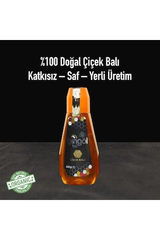 Bingöl Süzme Çiçek Balı Pratik Kapak Naturel 400 G