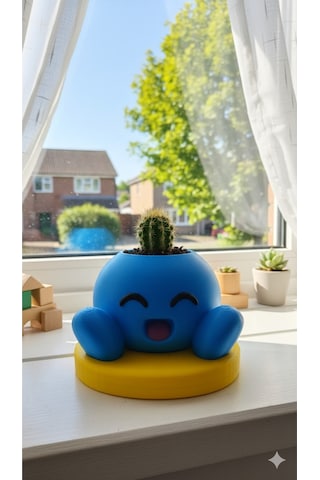 Oddish Pokemon Figürlü Saksı