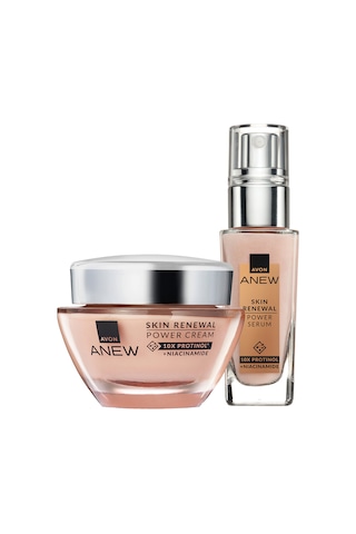 Anew Skin Renewal Power Yüz Kremi Ve Serum Paketi