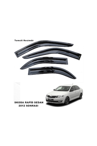 Skoda Rapid Sd Mügen Cam Rüzgarlığı 2012 Sonrası 4 Lü Takım Skoda Rapid Sd Mügen Cam Rüzgarlığı 2012 Sonrası 4 Lü Takım