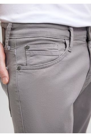 Digital Jeans Normal Kesim Fermuarlı Geniş Paça Yüksek Bel Koyu Gri Açık Gri