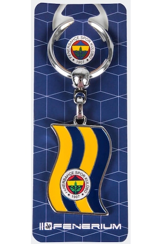 BAYRAK SARI-LACİ METAL ANAHTARLIK