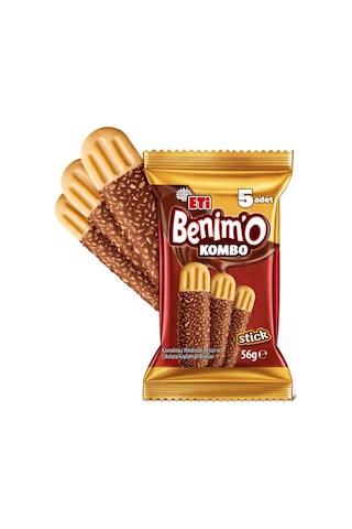 Benimo Kombo Hindistan Cevizi Ve Çikolata Kaplamalı Bisküvi 56 G X 18 Adet