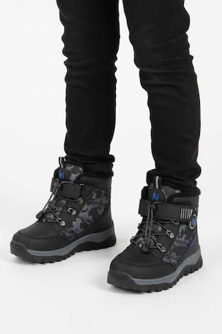 Ndrops Yseyl015 Outdoor Çocuk Bot Siyah - Lacivert Gri - Siyah